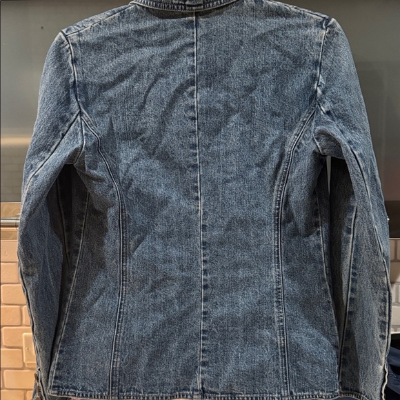 Women’s NY Jeans Denim Blazer Jacket Blue Size XS - Picture 5 of 5